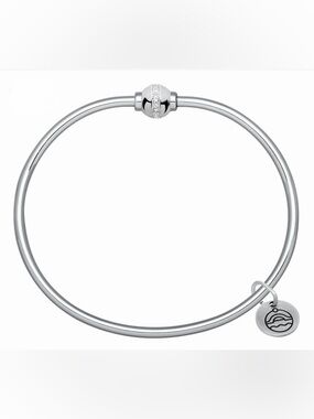 NEW LeStage Cape Code Sterling Silver Single Bead w/Cubic Zirconia Bracelet 6.5